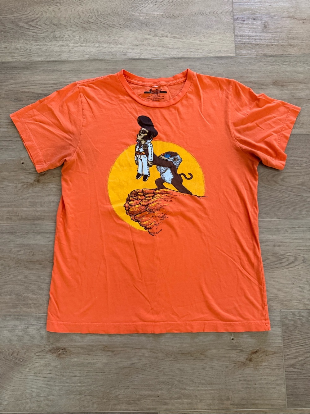 Threadless The King Elvis Lion King Parody Graphic Tee Large